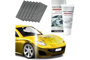 HUOTWOE 6PCS Nano Sparkle Cloth for Car Scratch Repair, Multi-Purpose Nano Repair Cloth for Small Scratches and Water Spots, Easy-to-Use for All Car Surfaces