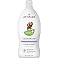 ATTITUDE Dishwashing Liquid, EWG Verified, Vegan Dish Soap, Plant Based, Naturally Derived Products, Olive and Coriander, 23.7 Fl Oz