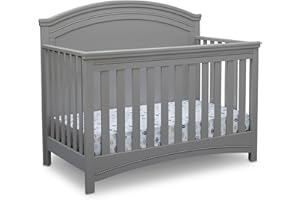 Delta Children Simmons Kids SlumberTime Emma Convertible Crib N More, Grey