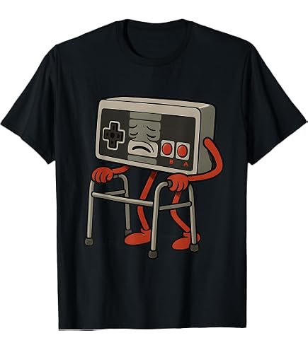 Amazon.com: The Goozler Noah's Arcade Graphic T-Shirt, Black, S