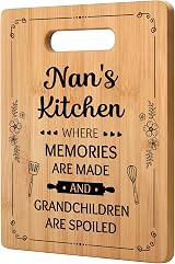 Gleevara Nan Gifts Bamboo Cutting Board 11x8.5 Nan Birthday Christmas view 1