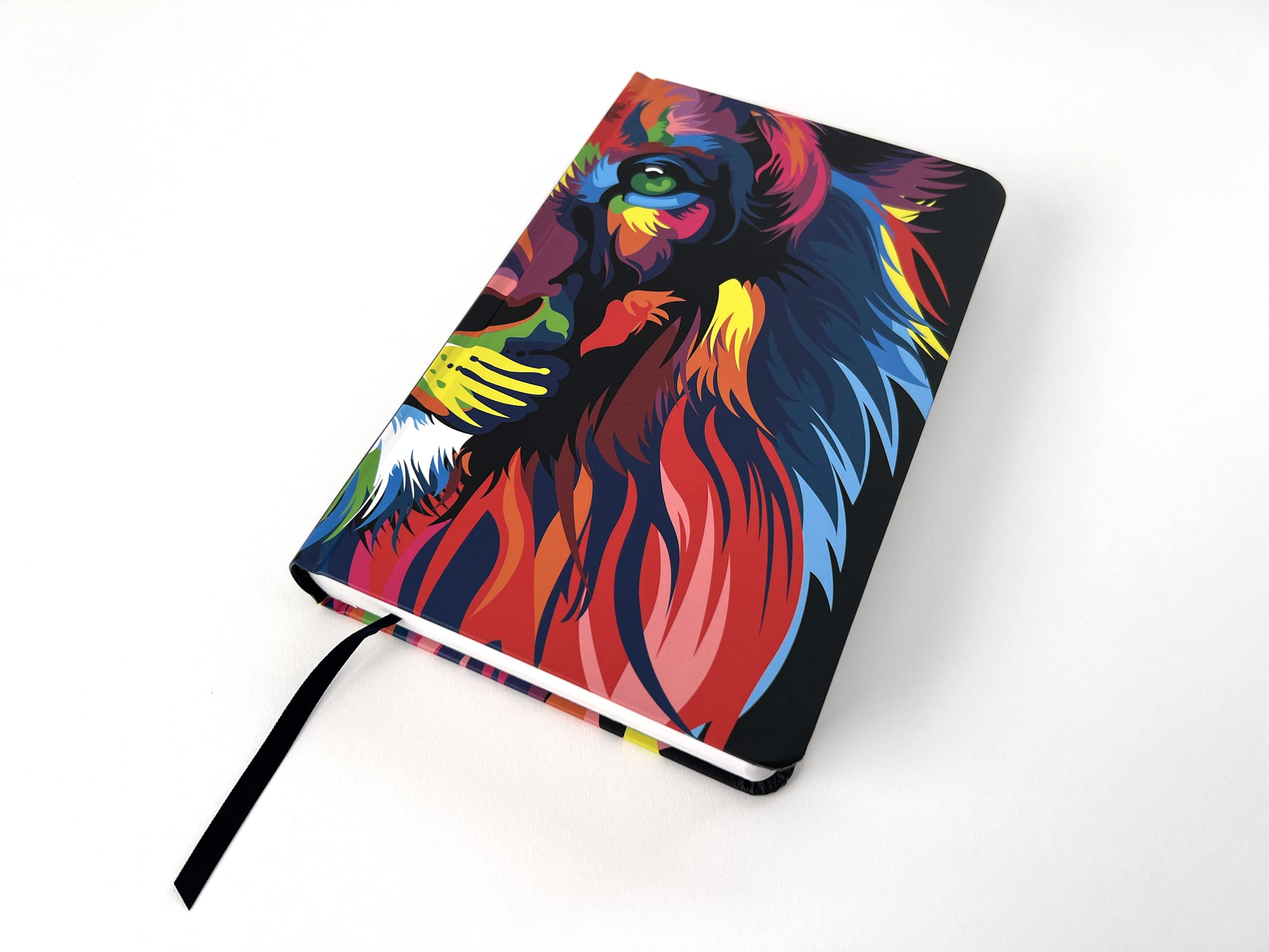 Biblia RVR 1960 letra grande, tamaño manual, tapa dura León de Juda arcoíris / Spanish Bible RVR 1960 Handy Size Large Print Hardcover Rainbow Lion of Judah (Spanish Edition)