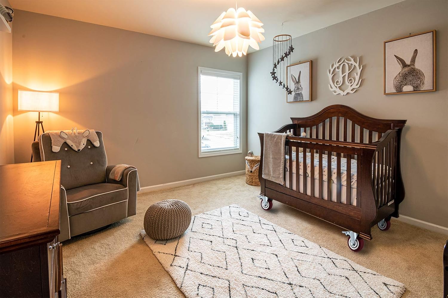 4 inch Plate Caster Wheels with Dual Lockable Set of 4, Load 2000 Pounds Heavy Duty Swivel Double Bearing Caster, Made in Premium Polyurethane, No Noise Fit Multiple Terrain (Free Screws and Spanner): Industrial & Scientific