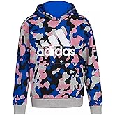 adidas Boys' Chop Pullover Hoodie, Grey Heather, X-Large