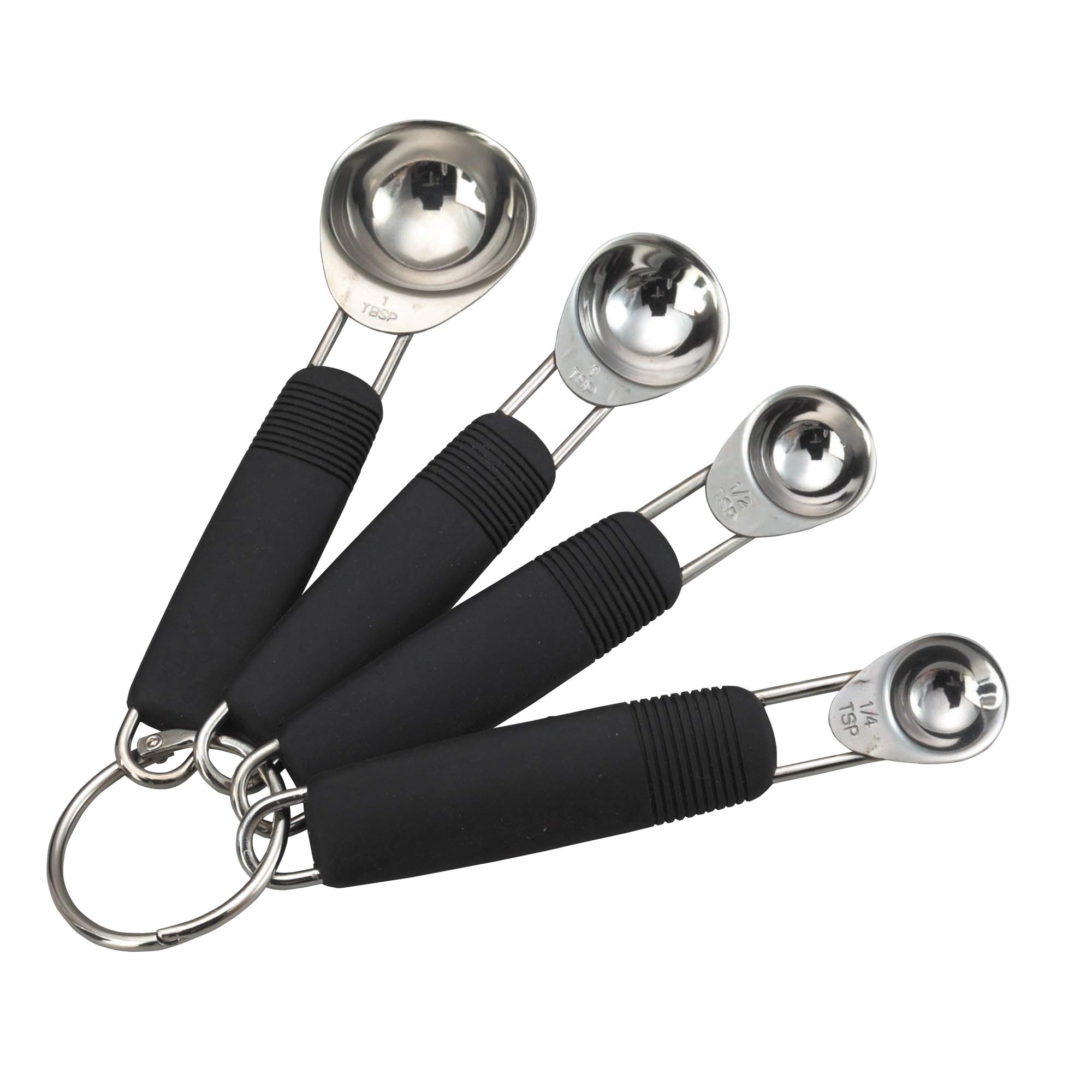 Master Class Soft-Grip Stainless Steel Measuring Spoons (Set of 4)