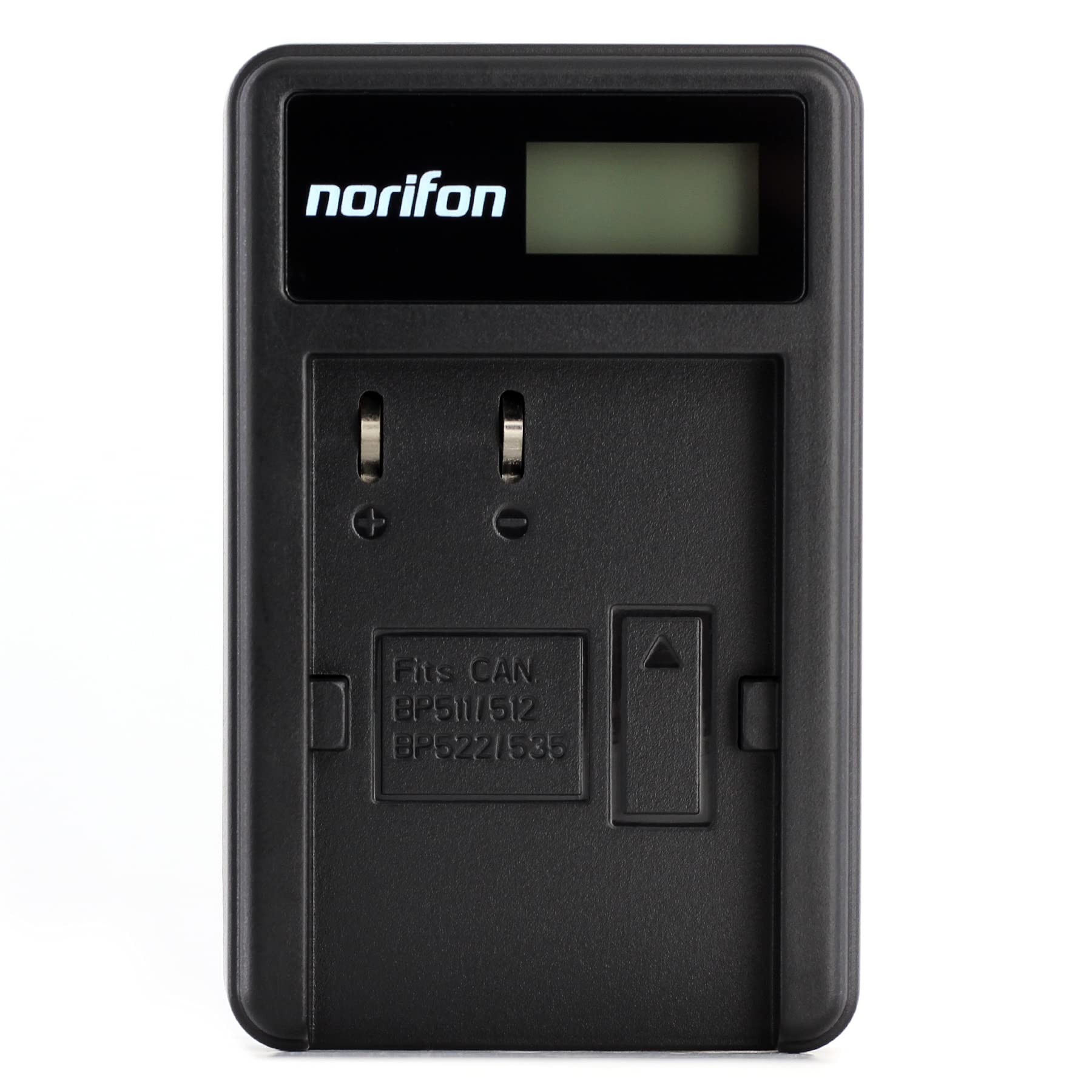 Norifon BP-511 LCD USB Charger for Canon EOS 10D, 20D, 30D, 40D, 50D, D60, MV630i, MV700, MV730i, Optura Pi, Xi, ZR10, ZR60, PowerShot G5 Camera and More