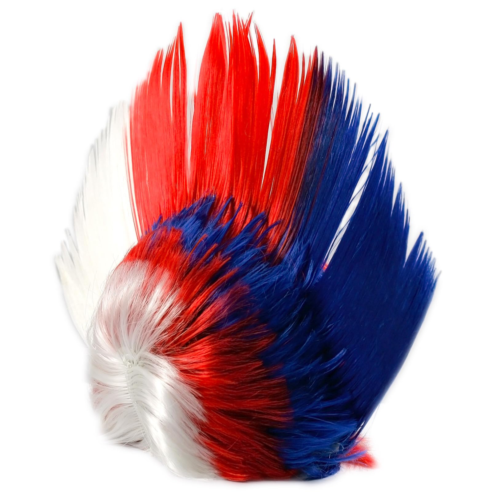 ENET Unisex 70s 80s Punk Mohican Rocker Wigs Mohawk Wig Party Fancy Costume Mohawk — image 1