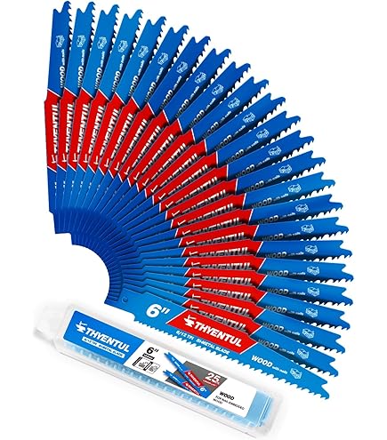 Lenox Demolition Reciprocating Saw Blades - 12-inch Bi-Metal, 6 TPI, Power Blast Technology, 25-Pack