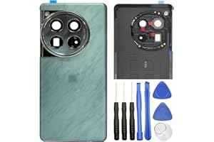 ubrokeifixit for OnePlus 12 CPH2573 Rear Back Glass Door Cover Replacement for OnePlus 12 PJD110 CPH2573 CPH2581 CPH2583 6.82" (12-Flowy Emerald)