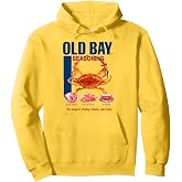 Old Bay Retro Crab and Seafood Seasoning Foodie Pullover Hoodie