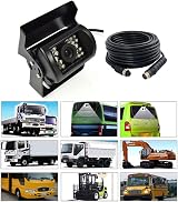 CAMECHO IR Night Vision Waterproof Reversing Camera 10M 4 Pin Cable 12V 24V view 8