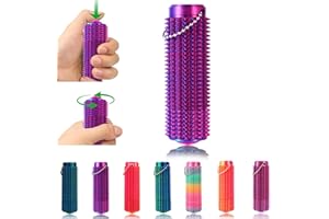 IVRMTAL 3-in-1 Little Ouchies Pain Fidget, Pain Stim Fidget Toys for Adults, Portable Stim Toys for Stress Relief, 3D Printed Spiky Grippie Stim Keychain Anxiety Relief Positive, Novelty Gifts