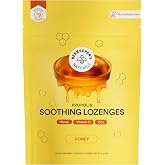 Beekeeper's Naturals Throat Soothing Honey Cough Drops, Honey 24 Ct | Immune Support with Vitamin D, Zinc and Propolis, Throa