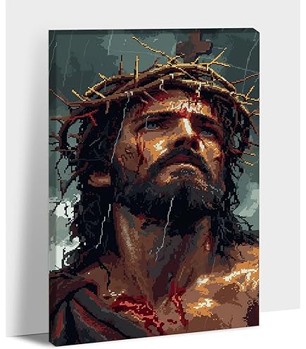 Amazon.com: Crucifixion Corpus Hypercubus Jesus Cross Poster