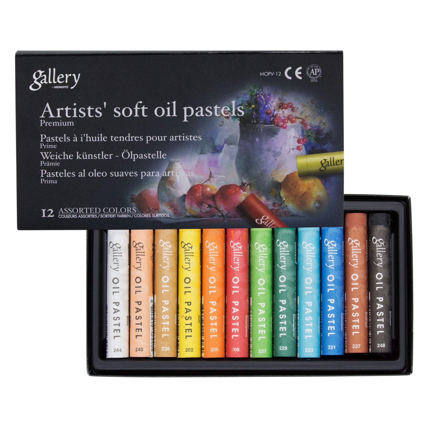 Mua Mungyo Gallery Soft Oil Pastels Set of 12 Assorted Colors by