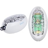 Instant Drink Chiller - Rapid Beverage Chiller for Cans 12 oz or 16 oz & Glass Bottles - Portable Instant Beverage Cooler - F