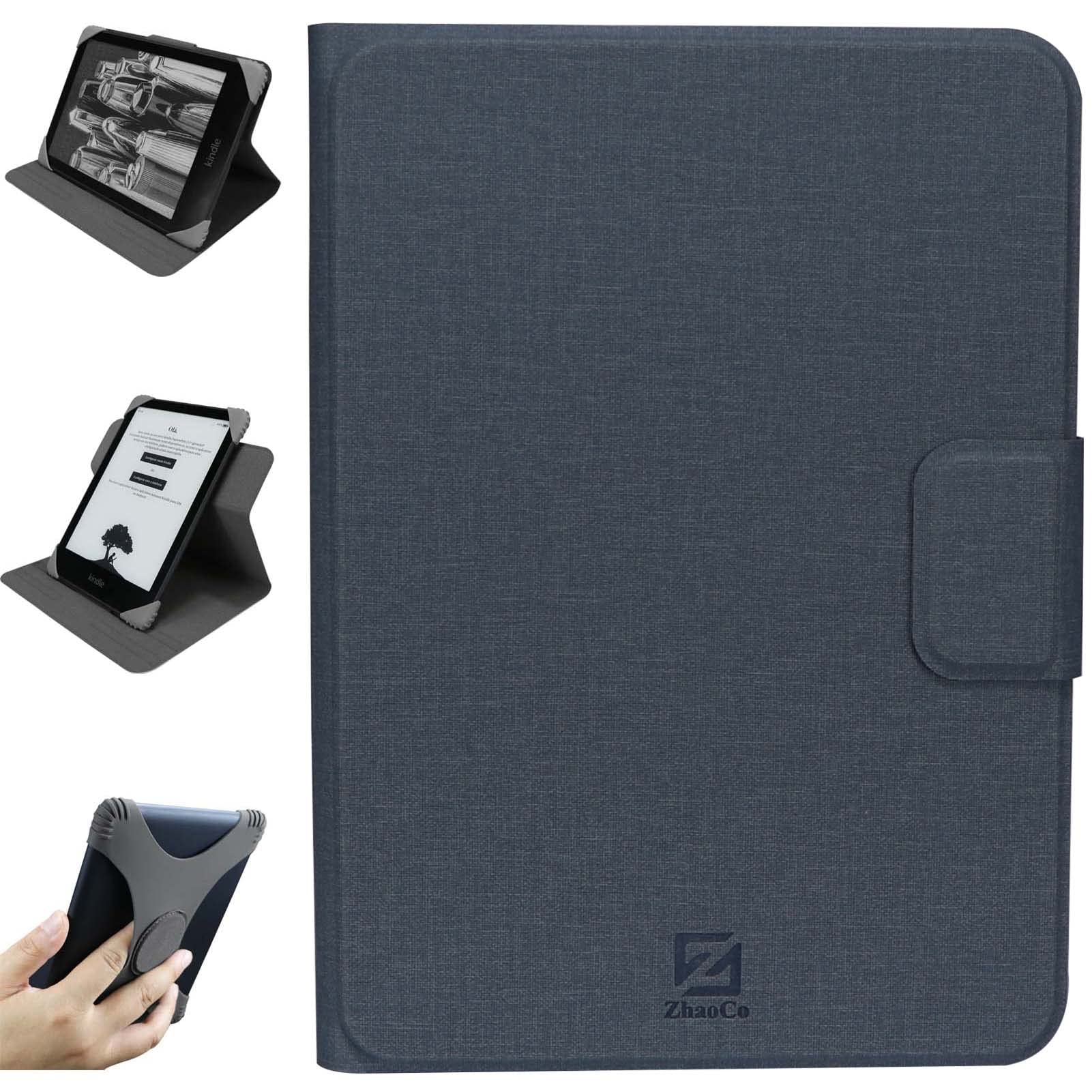 ZhaoCo Universal Detachable Case for 7'' Kindle Colorsoft Signature Edition (1st generation) 2024 / Kindle Paperwhite (12th generation) 2024, 6.8'' Kindle paperwhite (11th generation) 2021 - Blue