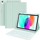 BLUTLOTUS for iPad 11th A16 10th Generation Case with Keyboard - 7 Colors Backlit Wireless Detachable Folio Keyboard Cover wi