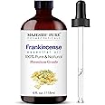 Majestic Pure Frankincense Essential Oil | 100% Pure & Natural Organic Frankincense Essential Oil for Skin, Massage Therapy,