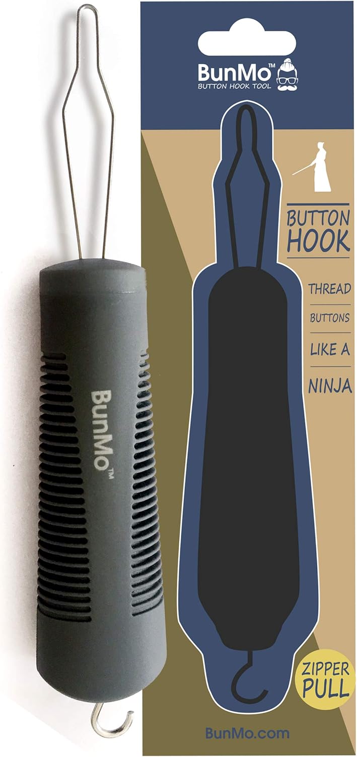 BUNMO Button Hook Dressing Aids - Arthritis Aids Button Tool & Zipper Puller: Health & Personal Care