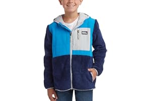 Eddie Bauer Kids' Fleece Jacket - Soft Fleece Sherpa Lined Hooded Jacket for Boys and Girls - Cozy Full Zip Up Hoodies (5-20)