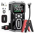 Portable Car Jump Starter with Air Compressor, ACEZUK 150PSI 5000A Jump Starter (All Gas/10.0L Diesel), 12V Car Battery Jump Box Car Battery Jumper Starter with 3.4" LCD Display, 2 Lights