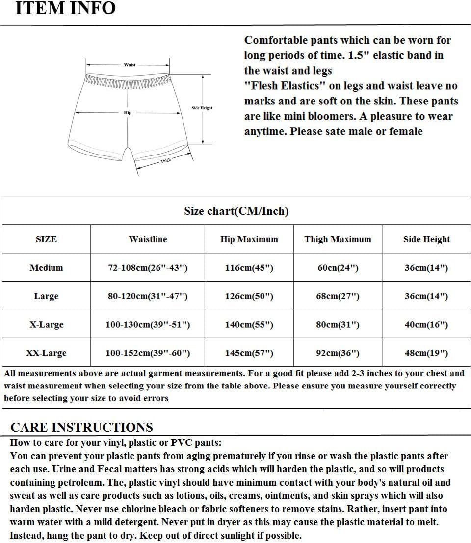 Haian Unisex Adult Incontinence Pull-on Plastic Comfort Pants (White, X-Large), 42 - Image 5