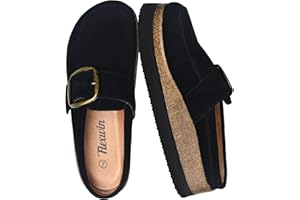 Flexwin Platform Mules for Women, Arch Support Women's Clogs, Slip-On Non-Slip Clogs, Casual Shoes for Women