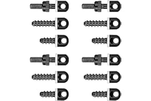 VicBre 12 PCS Sling Swivel Studs 1/2" 3/4" 7/8" Screw Set Rifle Shotgun Sling Swivel Mounting Kit