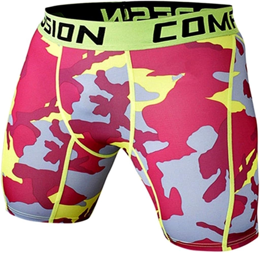 A. M. Sport Mallas Fitness Hombre y Caballero Cortas sin Costuras ...