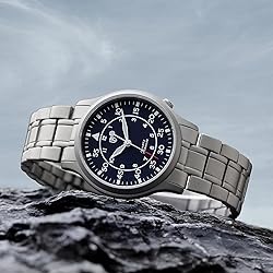 BERNY Men's Titanium Watch Japanese Sweep Second