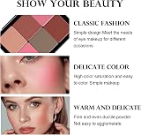 BSMKCL 12 Color Blush Palette Matte Finish Cruelty-Free Face Makeup Highlighter view 3