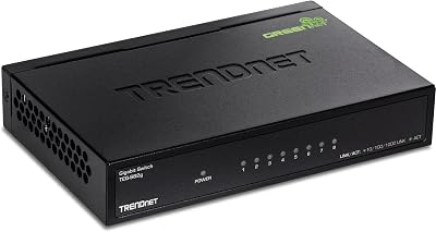TRENDnet TEG-S82G 8-Port Gigabit GREENnet Network Switch 1000Mbps Metal