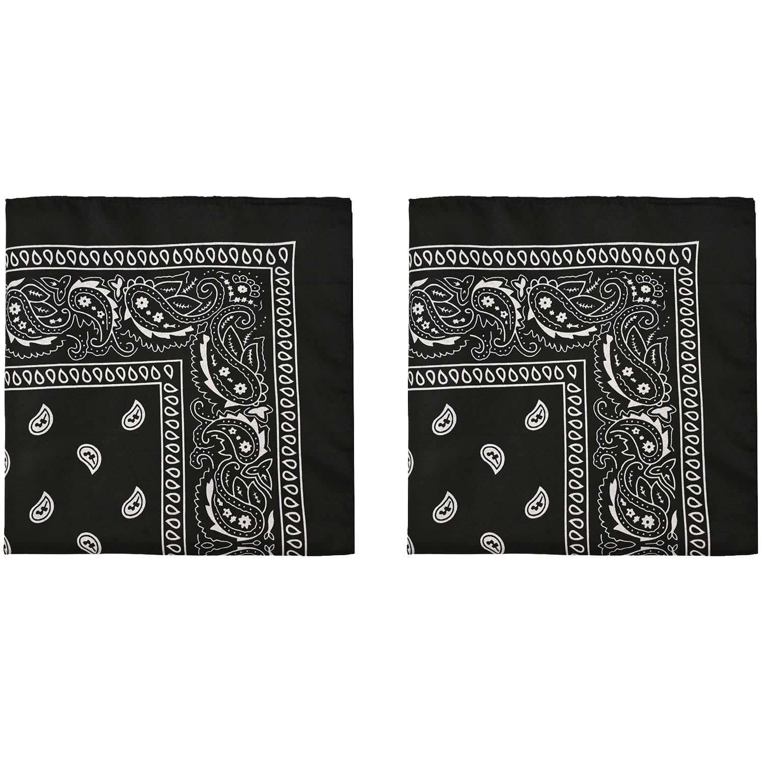 Bohue 2Pcs Pet Bandana Cat Bib Polyester Dog Saliva Scarf Pet Supplies Handkerchiefs Scarfs for Small Medium Large Dog Cat (Black)