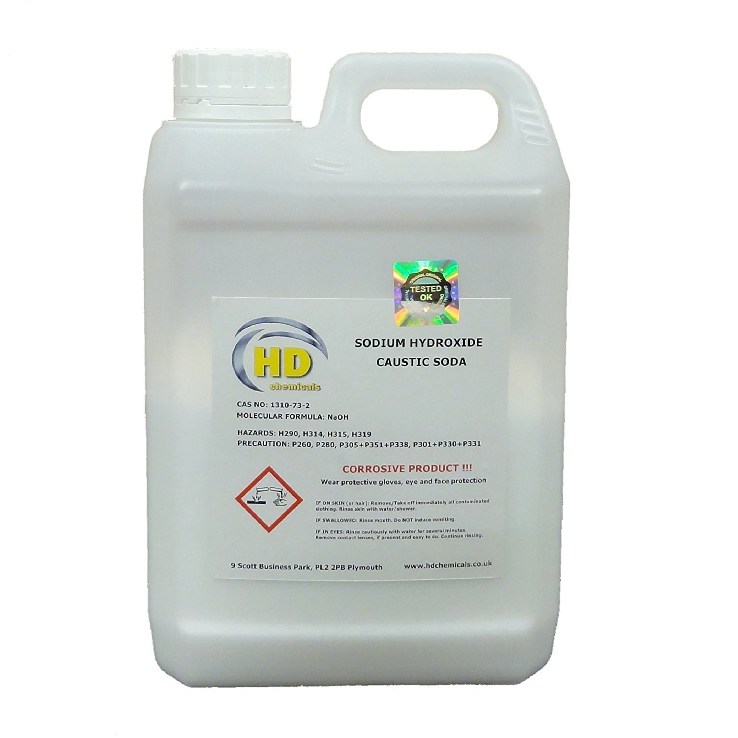HD CHEMICALS 1.5kg CAUSTIC SODA 99 Grade 'Pearl' Drain Cleaner,Soap
