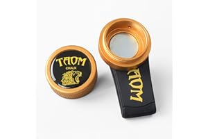 TAOM Pool Chalk Holder with Fixed Belt Clip, Portable Magnetic Clip Pocket Chalker, Mini Chalk Holder Pool Billiards, Pool Cu