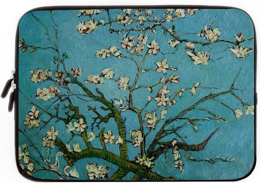 Plum-blossom Tree Tablet Laptop Neoprene Sleeve Case Bag Cover for HP Pavilion 15 Flagship Laptop and other 15" 15.6"