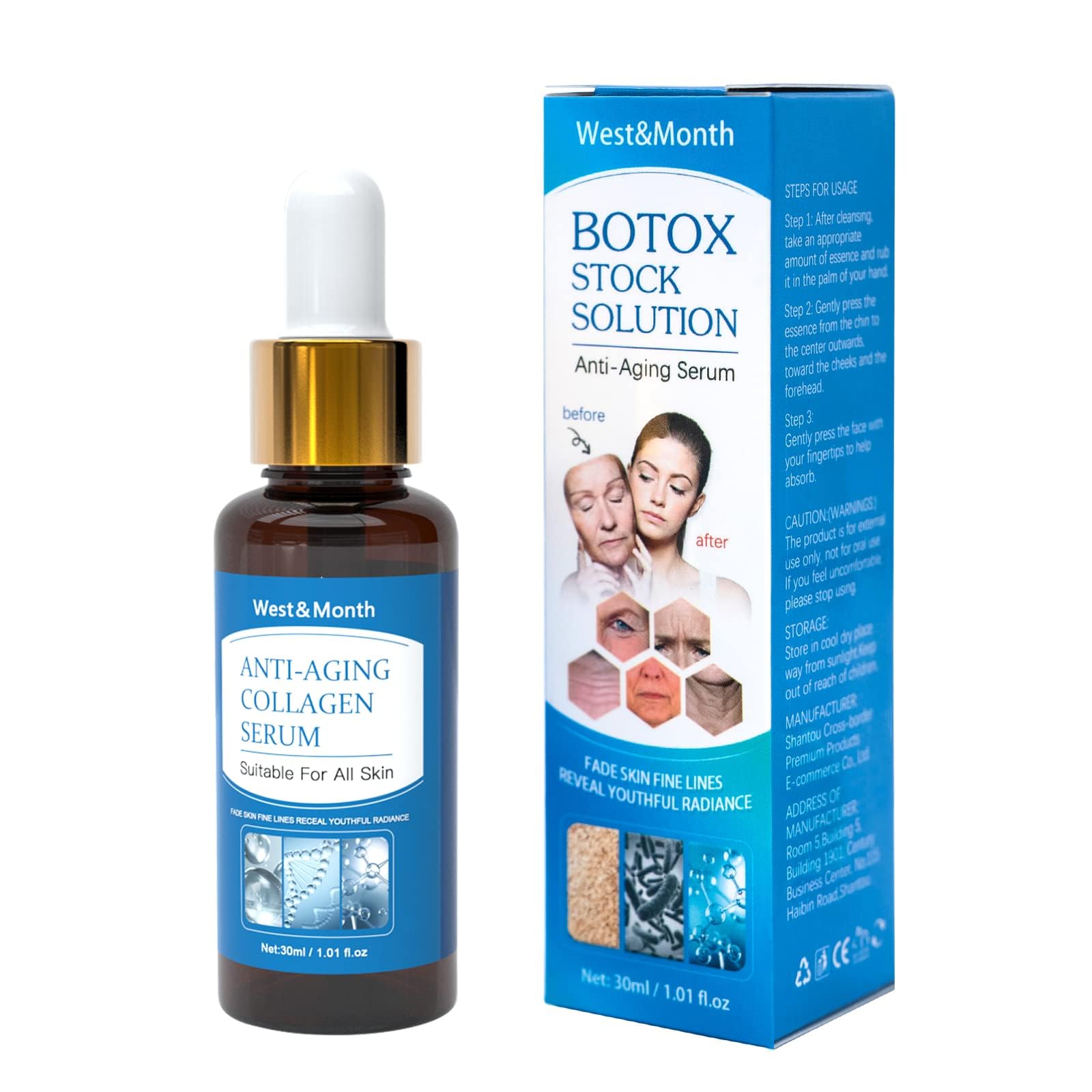 Botox Stock Solution Facial Serum Vitamin C Serum For Face, Anti 