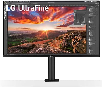 LG 32UN880-B 32" Ultrafine Ergo UHD 4K IPS USB-C HDR 10 Monitor Black