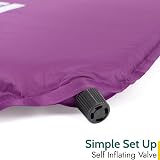 Trail Outdoor Leisure Trail Self Inflating Double Camping Mat Purple view 3