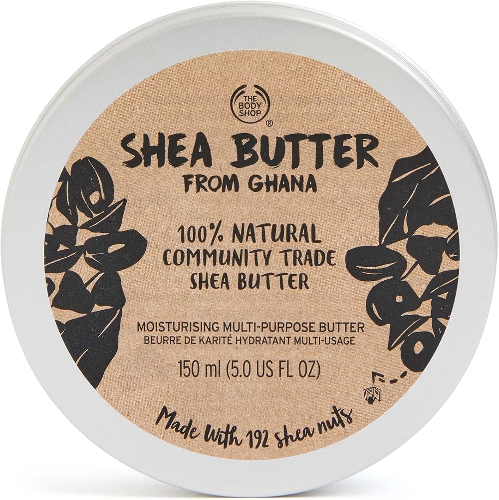 The Body Shop Shea Butter 150ml 100% Natural Nourishing Body Moisturiser