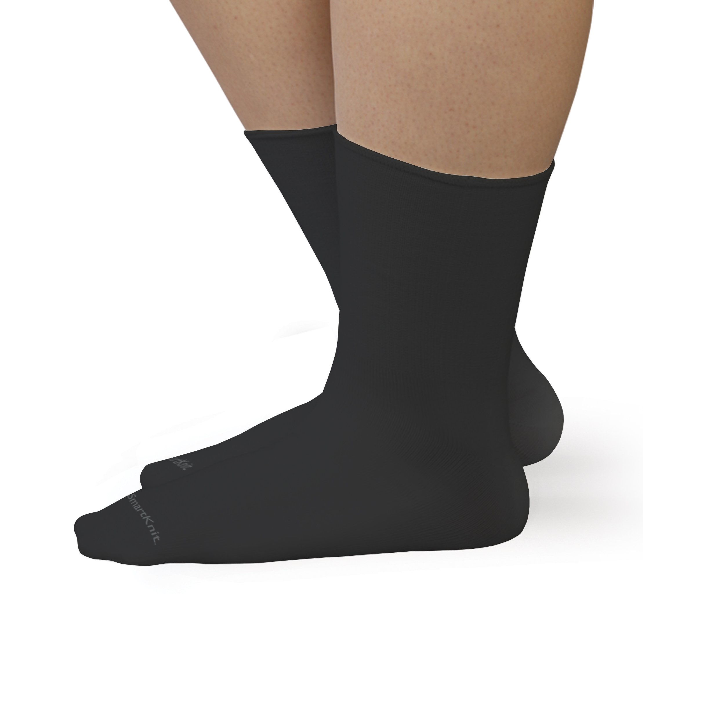 SmartKnit Seamless Wide Crew Socks for Diabetes, Arthritis
