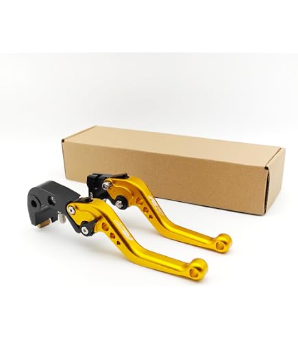 Manetas De Freno Ajustables Para Moto YZF-R6 Y R7 - Palancas Extensibles Y Plegables En Aluminio CNC, Con 6 Posiciones De Ajuste