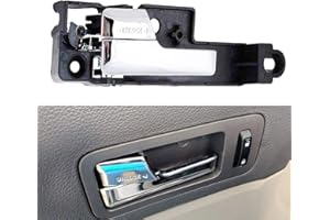 Wadoy 6E5Z5422601A Interior Door Handle Front Left (Driver-Side) Chrome Compatible with 2006-2010 Ford Fusion / 2007-2010 Lin
