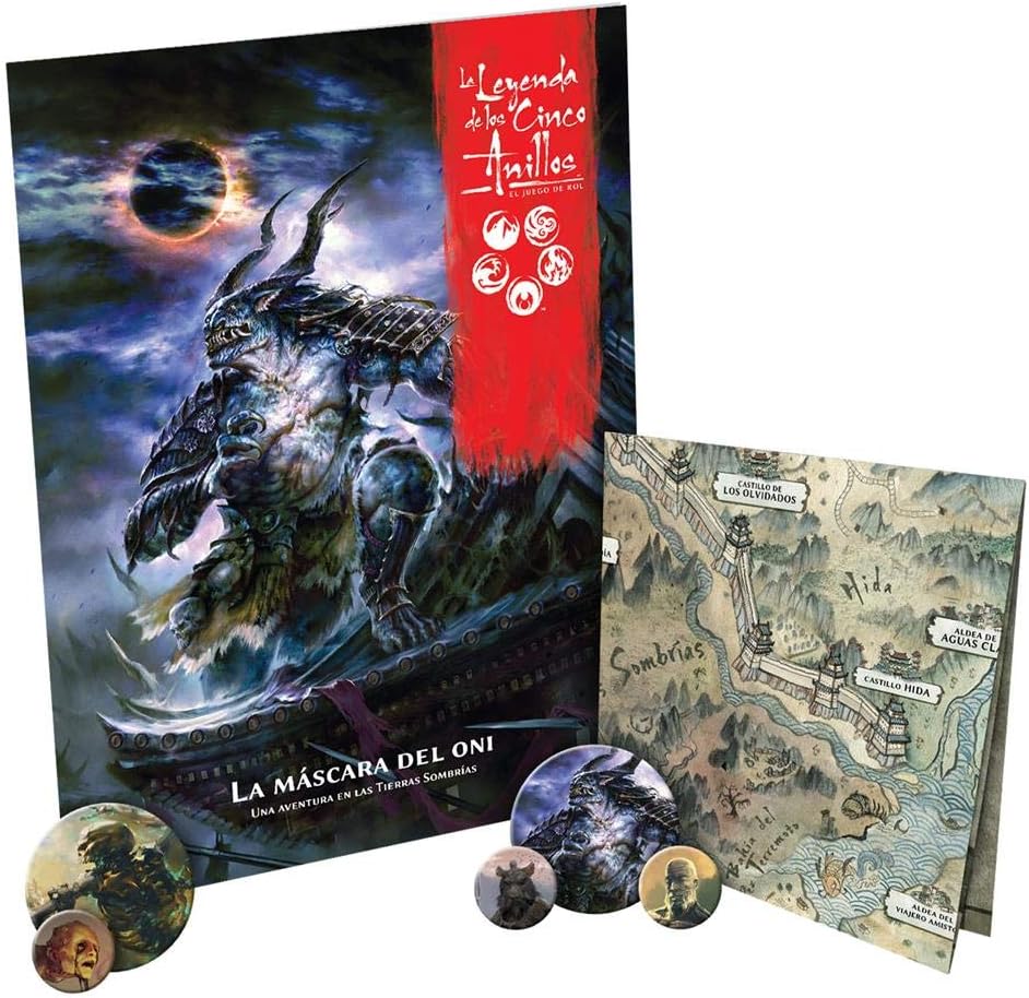 Fantasy Flight Games Legend of the Five Rings Role Game - The Oni Mask, Multicoloured - Image 4