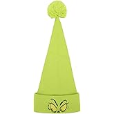 Bioworld The Grinch Eyes Green Knit Santa Cap