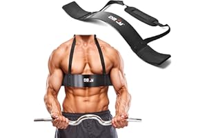 DEFY CHALLENGE YOUR FEAR DEFY Arm Blaster for Biceps and Triceps Adjustable Curl Support with Durable 7mm Aluminum Plate and Neck Pad for Strength Training Bodybuilding Isolator Curl Machine