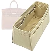 Organizer for Birkin 25, 30, 35, 40, 42, 45, 50, Handmade Felt Insert (BK 35, Black)
