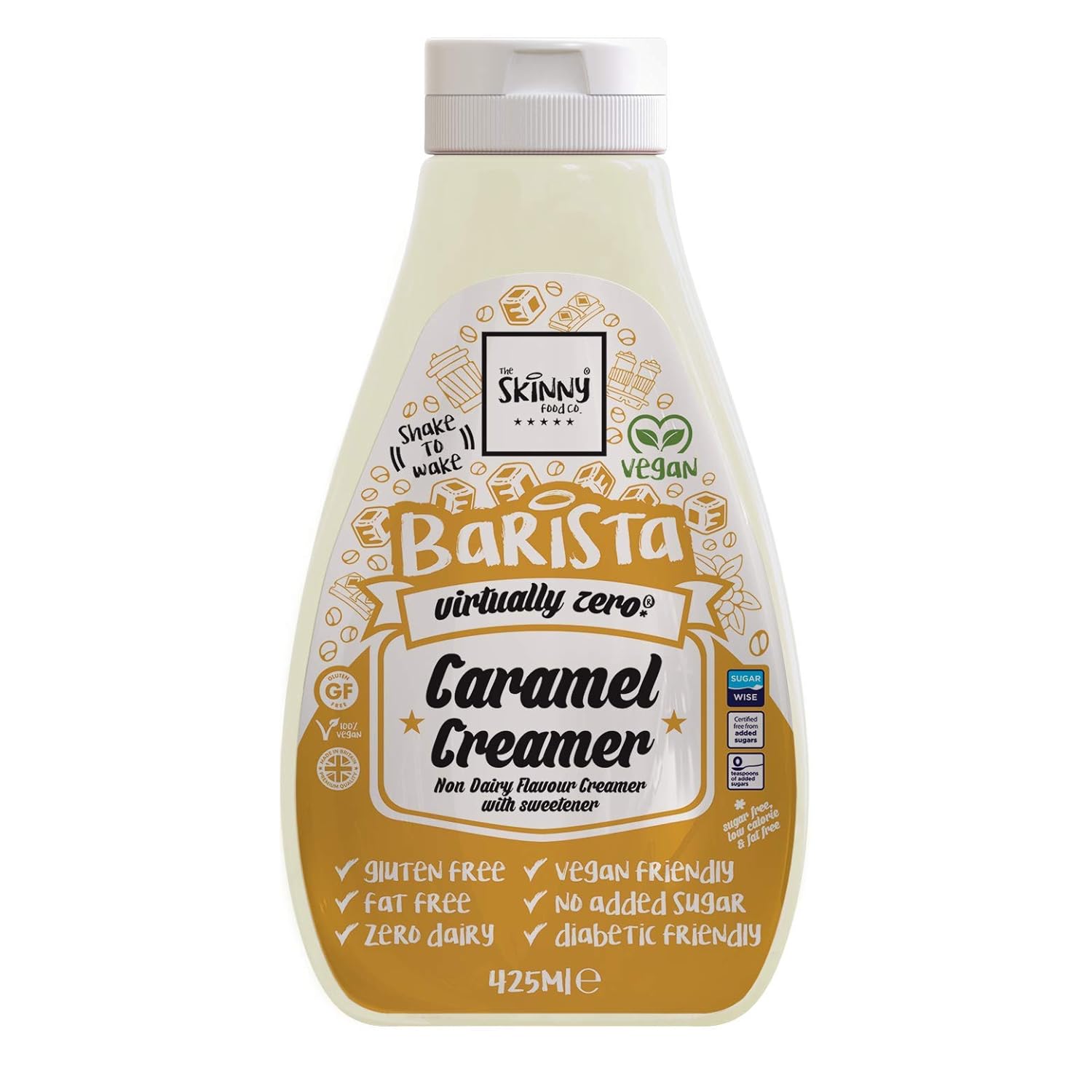 The Skinny Food Co. Barista Low Calorie Sugar Free Non Dairy Caramel Creamer