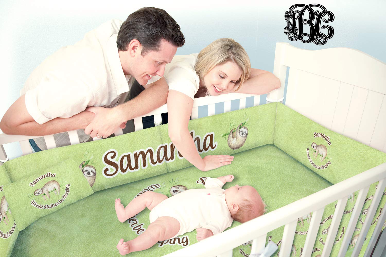 sloth baby comforter